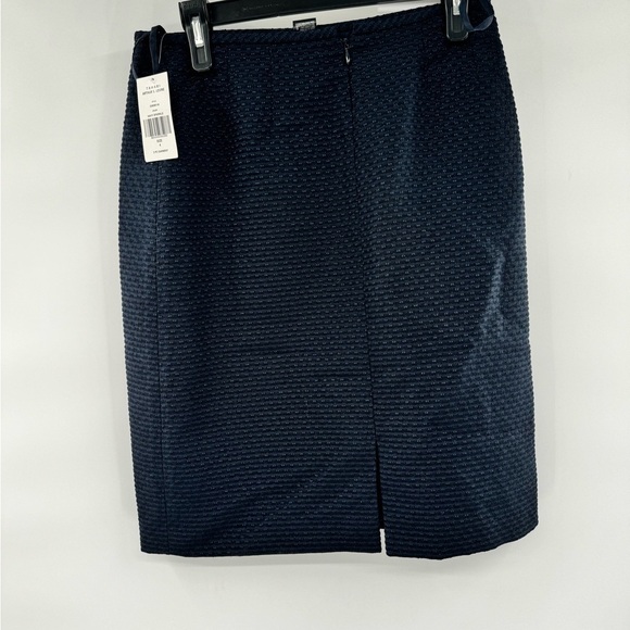 Tahari blue pencil skirt navy sparkle size 4 - Picture 2 of 11